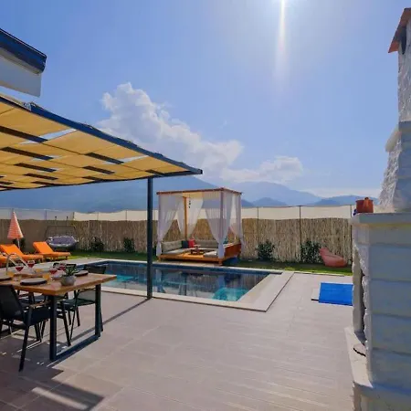 Private Pool With Jacuzzi For 4 People In Fethiye, Mugla - Awz 211 *