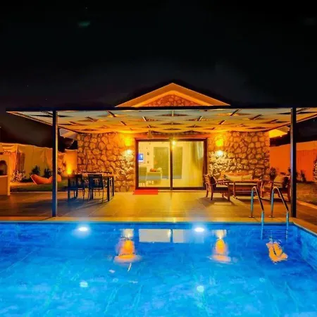 Private Pool With Jacuzzi For 4 People In Fethiye, Mugla - Awz 211 Villa *
