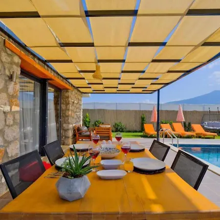 Villa Private Pool With Jacuzzi For 4 People In Fethiye, Mugla - Awz 211 *