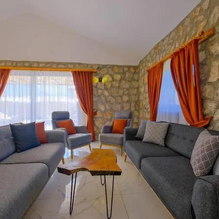 Villa Private Pool With Jacuzzi For 4 People In Fethiye, Mugla - Awz 211 *