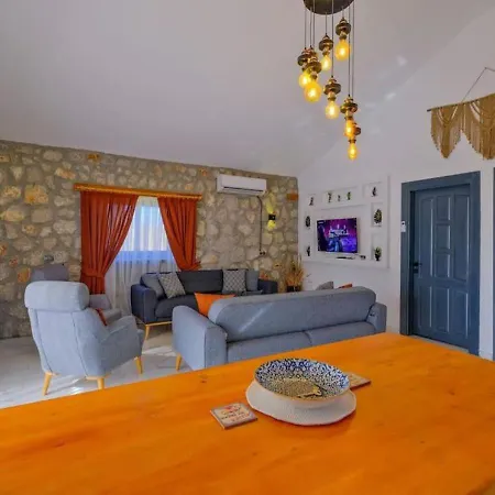 Villa Private Pool With Jacuzzi For 4 People In Fethiye, Mugla - Awz 211 *